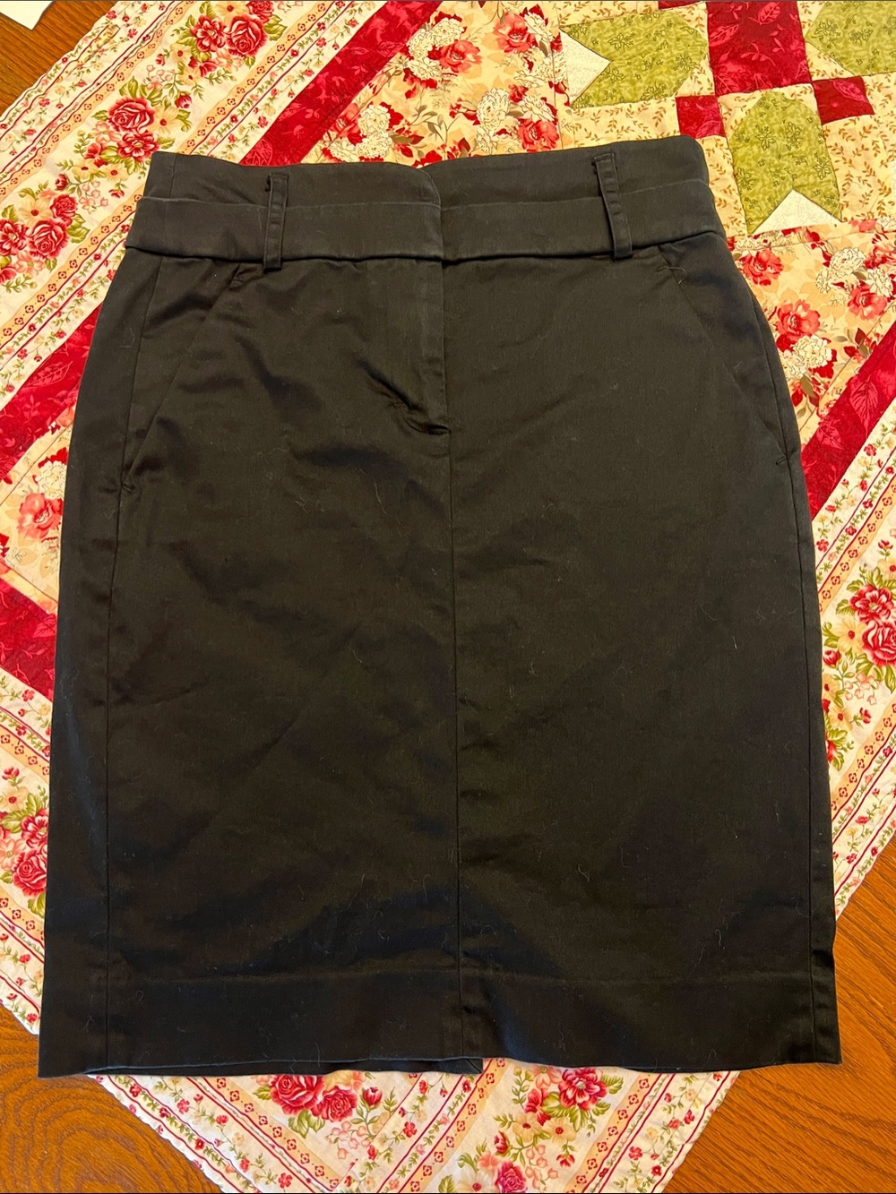 Tailored Black Pencil Skirt for Women